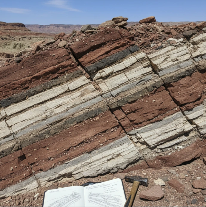 Training Geology - illustration