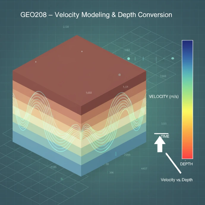 GEO208 – Velocity Modeling & Depth Conversion