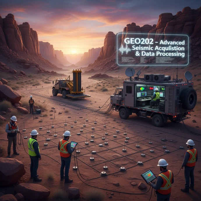 GEO202 – Advanced Seismic Acquisition & Data Processing