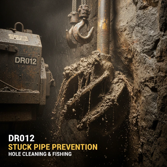 DR012 – Stuck Pipe Prevention, Hole Cleaning & Fishing