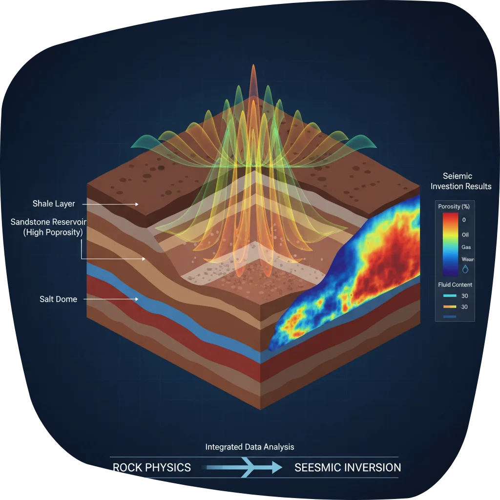 Rock Physics & Seismic Inversion - illustration