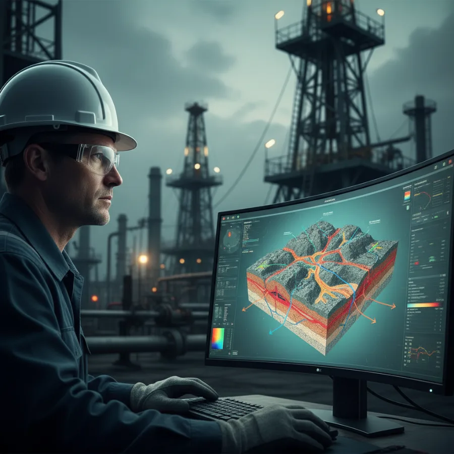 Reservoir Engineering & Simulation - illustration